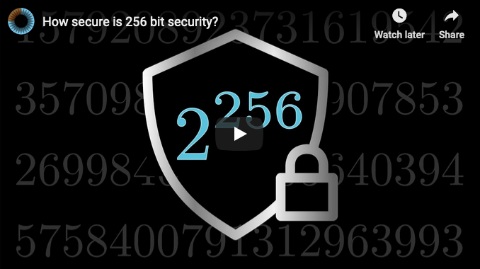 3Blue1Brown视频截图：256位安全性有多安全？